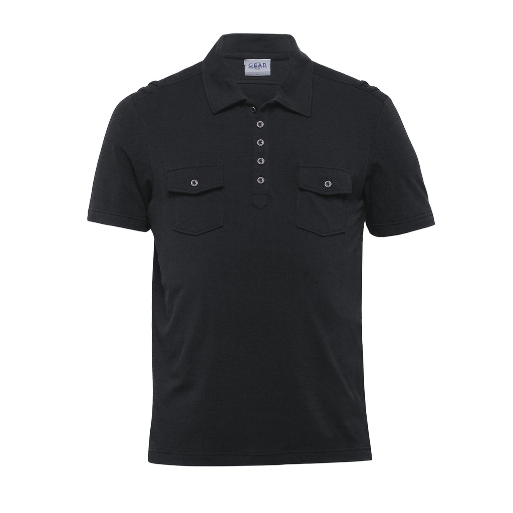 [FP-BLACK-S] FP - Fusion Polo - Mens (S)