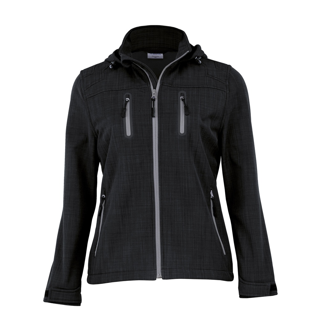 [HJ-BLACK HEATHER-XXS] HJ - Hybrid Jacket (XXS)