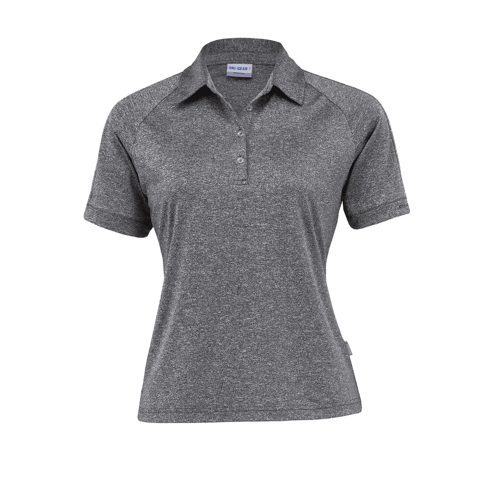 [WDGMLP-GRAPHITE MELANGE-8] WDGMLP - Dri Gear Melange Polo - Womens (8)