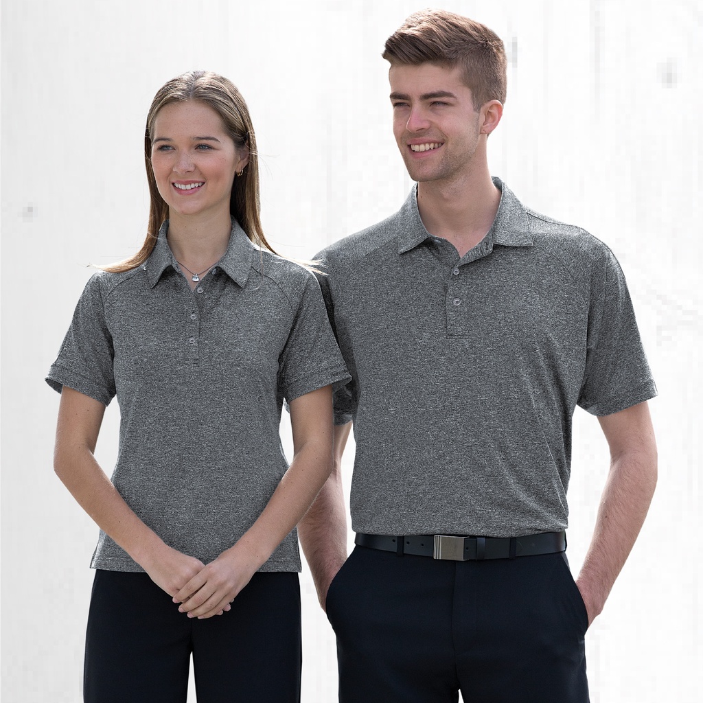[WDGMLP-GRAPHITE MELANGE-8] WDGMLP - Dri Gear Melange Polo - Womens (8)