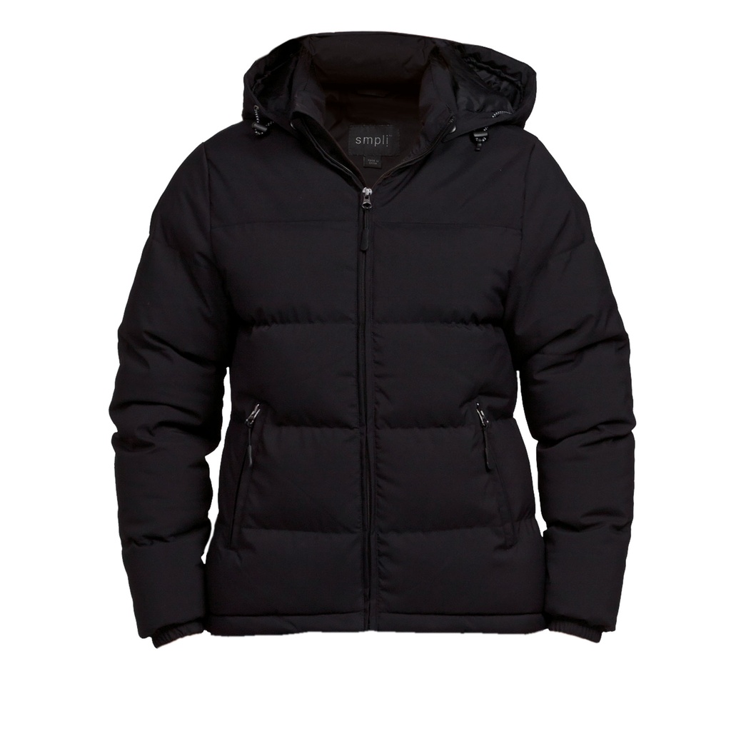 [SIEPJ-BLACK-XXS] SIEPJ - smpli Edge Puffa Jacket (XXS)