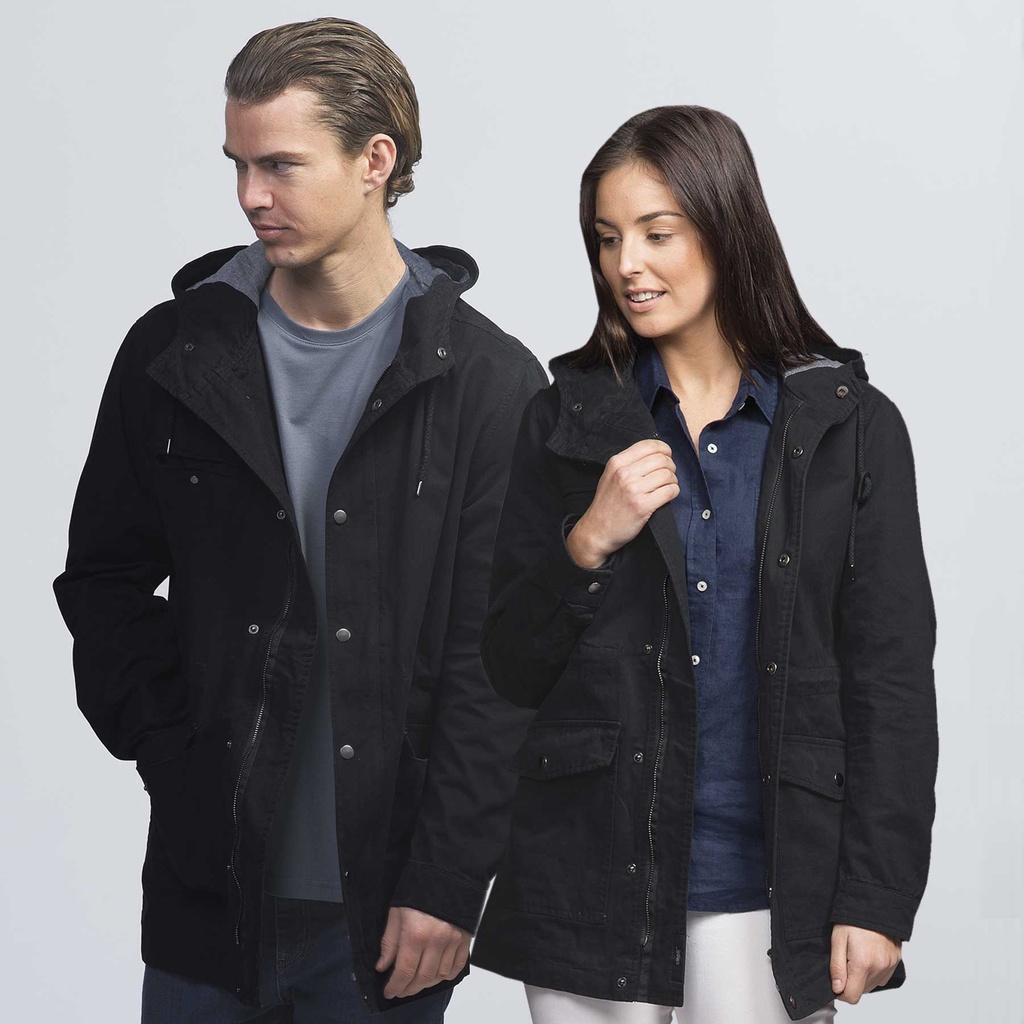 [SIHTJ-BLACK-XXS] SIHTJ - smpli Heritage Twill Jacket (XXS, Black)