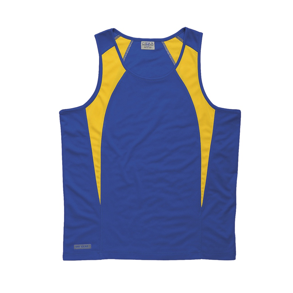 [OYDGSS-ROYAL-GOLD-4XS] OYDGSS - Youth Dri Gear Spliced Zenith Singlet (4XS)