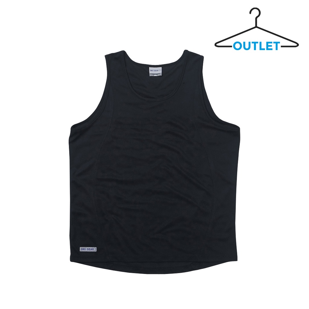 [ODGS(P)-BLACK-S] ODGS(P) - Dri Gear Plain Singlet - Mens (S)