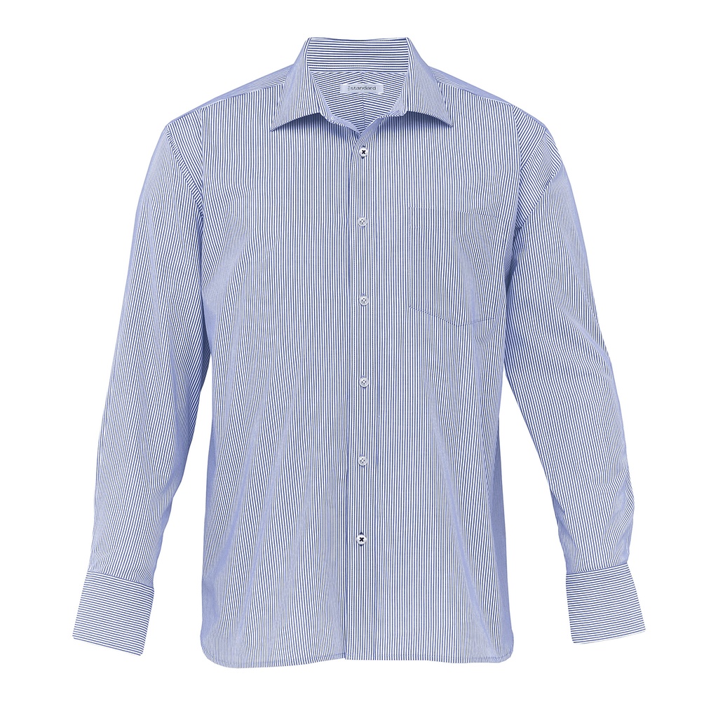 [OTYS-BLUE-WHITE-S] OTYS - The Yale Stripe Shirt - Mens (S)