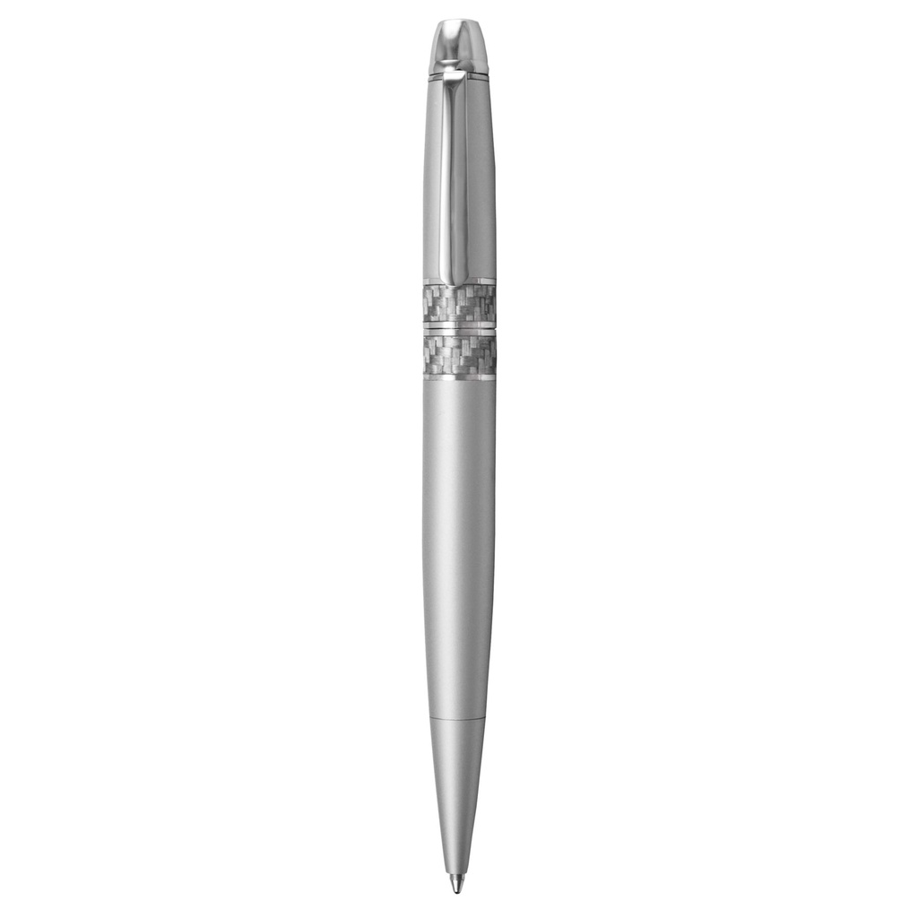 [648-STANDARD-STANDARD] 648 - Metal Twist Action Ballpoint Pen - Silver