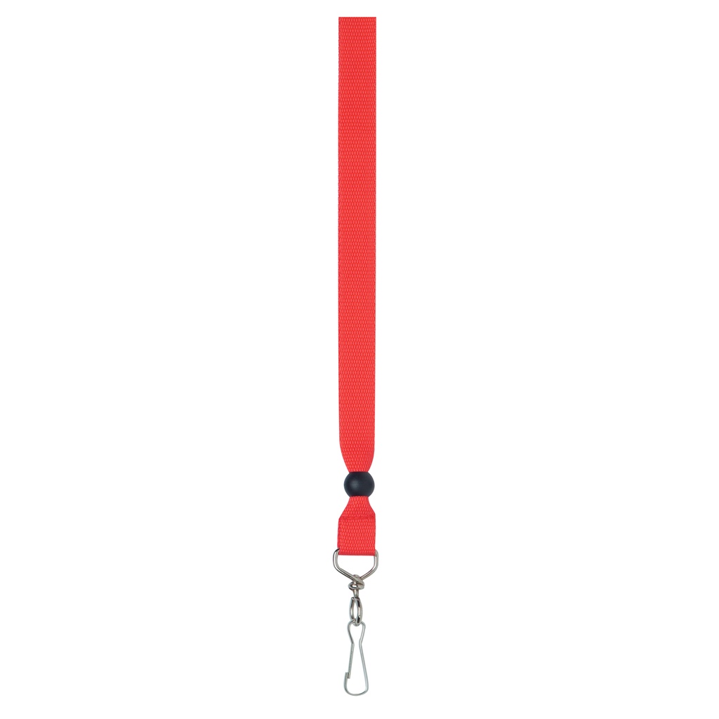 [2450-RED-STANDARD] 2450 - Ribbon Lanyard - Red