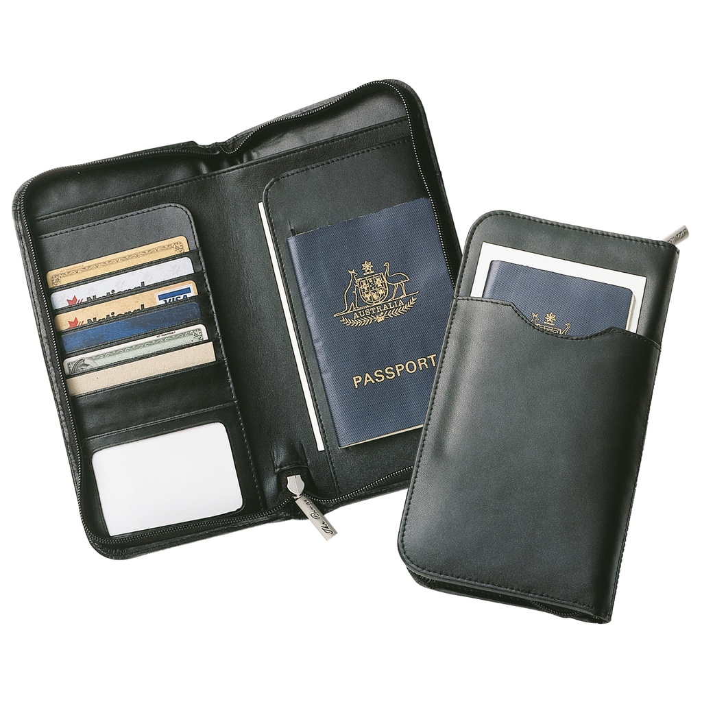 9018 - Leather Travel Wallet