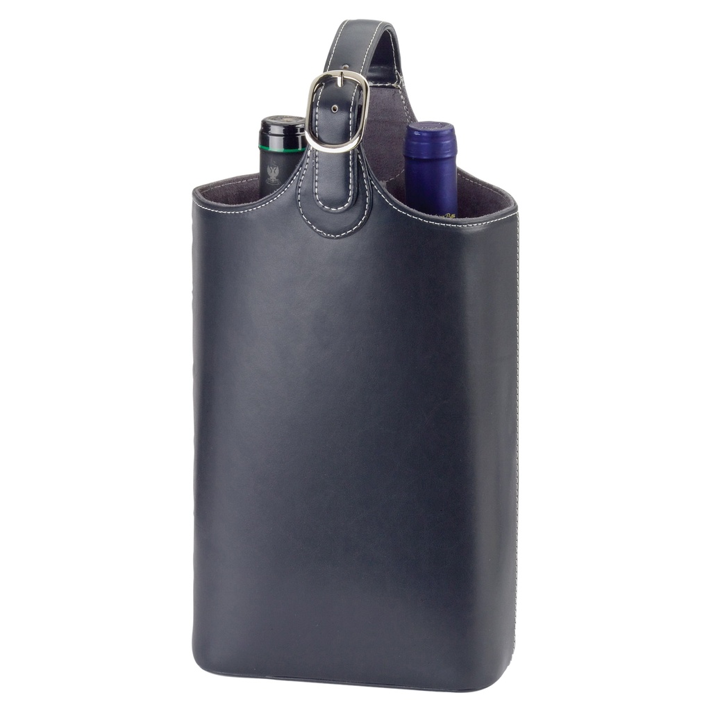 9083 - Bonded Leather Wine Carrier