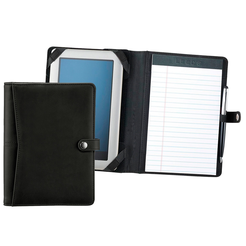 9139BK - Pedova ETech Jr. Padfolio with Snap Closure