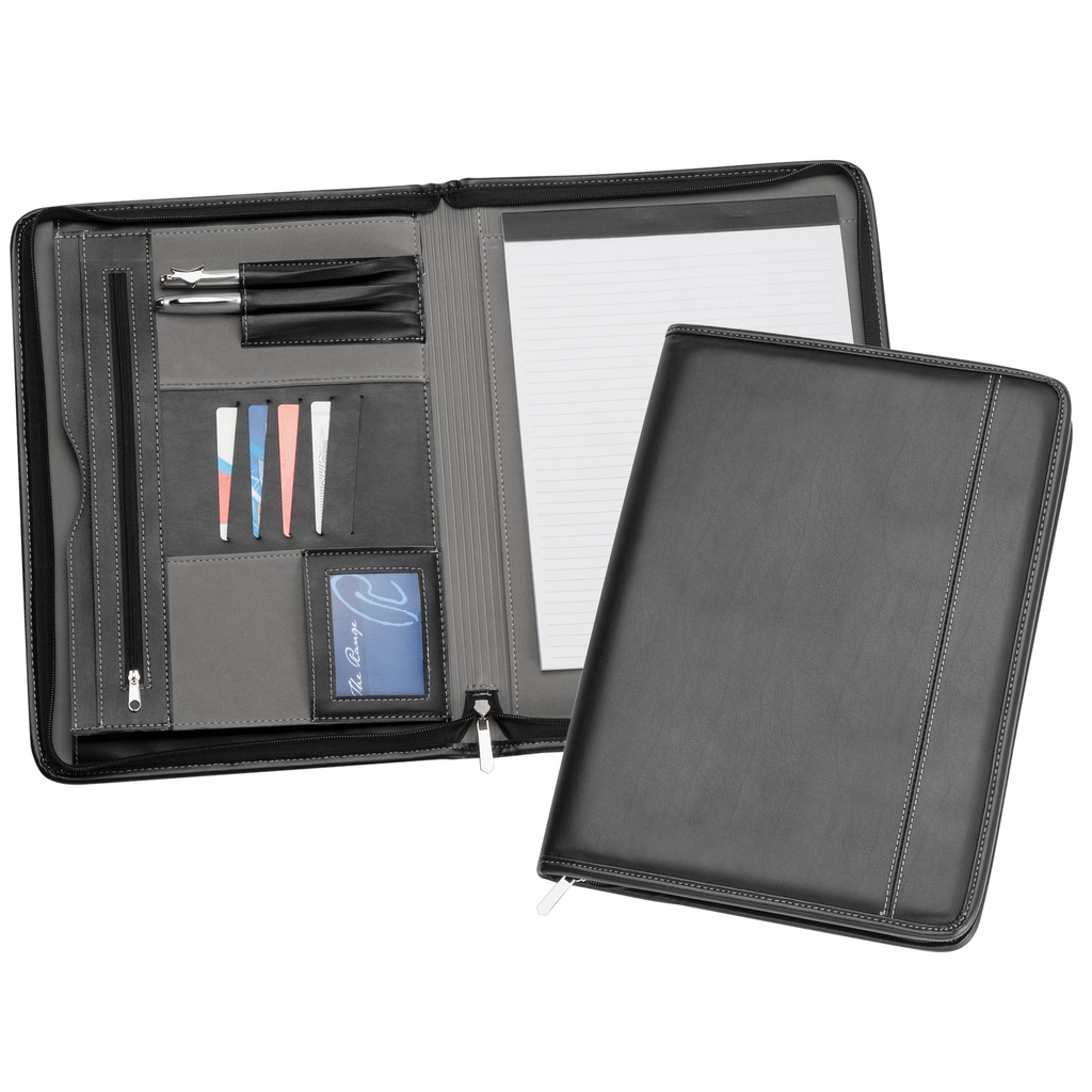 [9173-STANDARD-STANDARD] 9173 - Zippered A4 Compendium