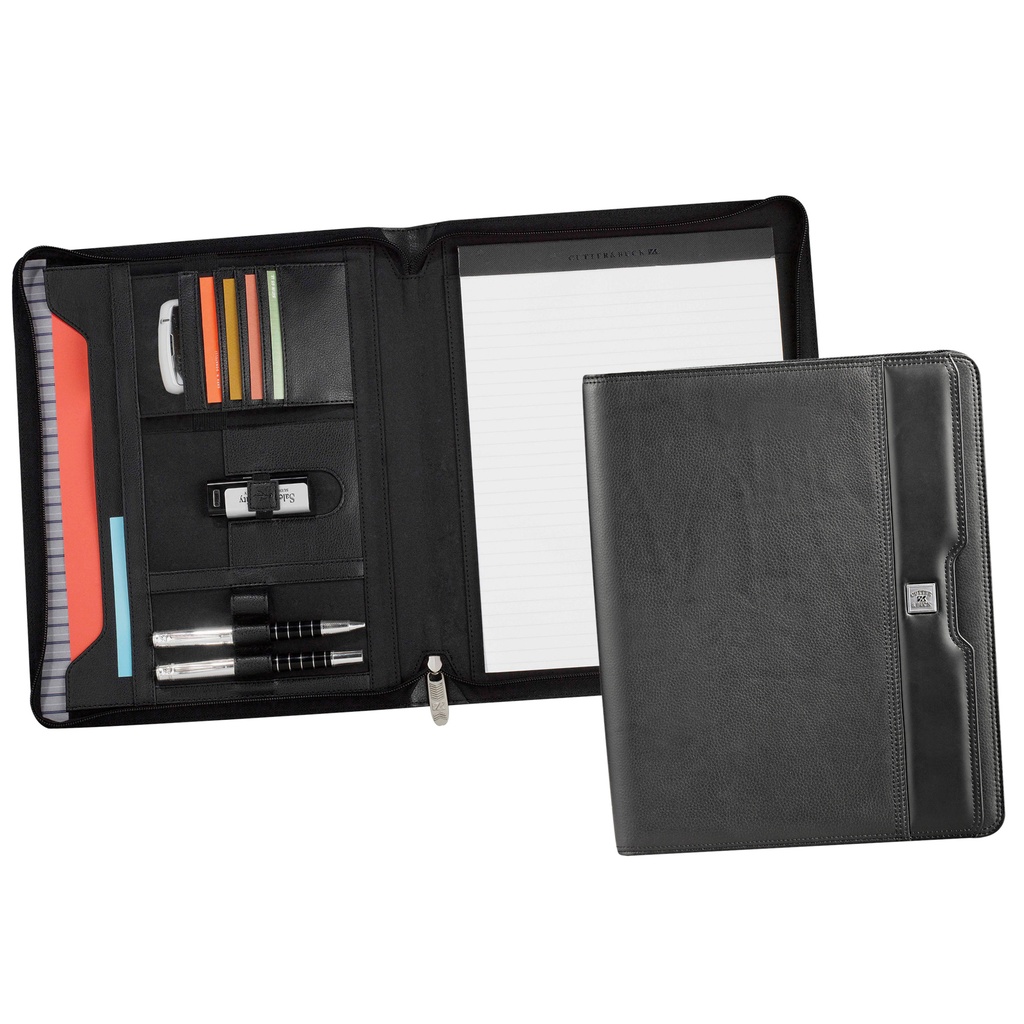 [CB1008-STANDARD-STANDARD] CB1008 - Cutter & Buck - A4 Zippered Compendium