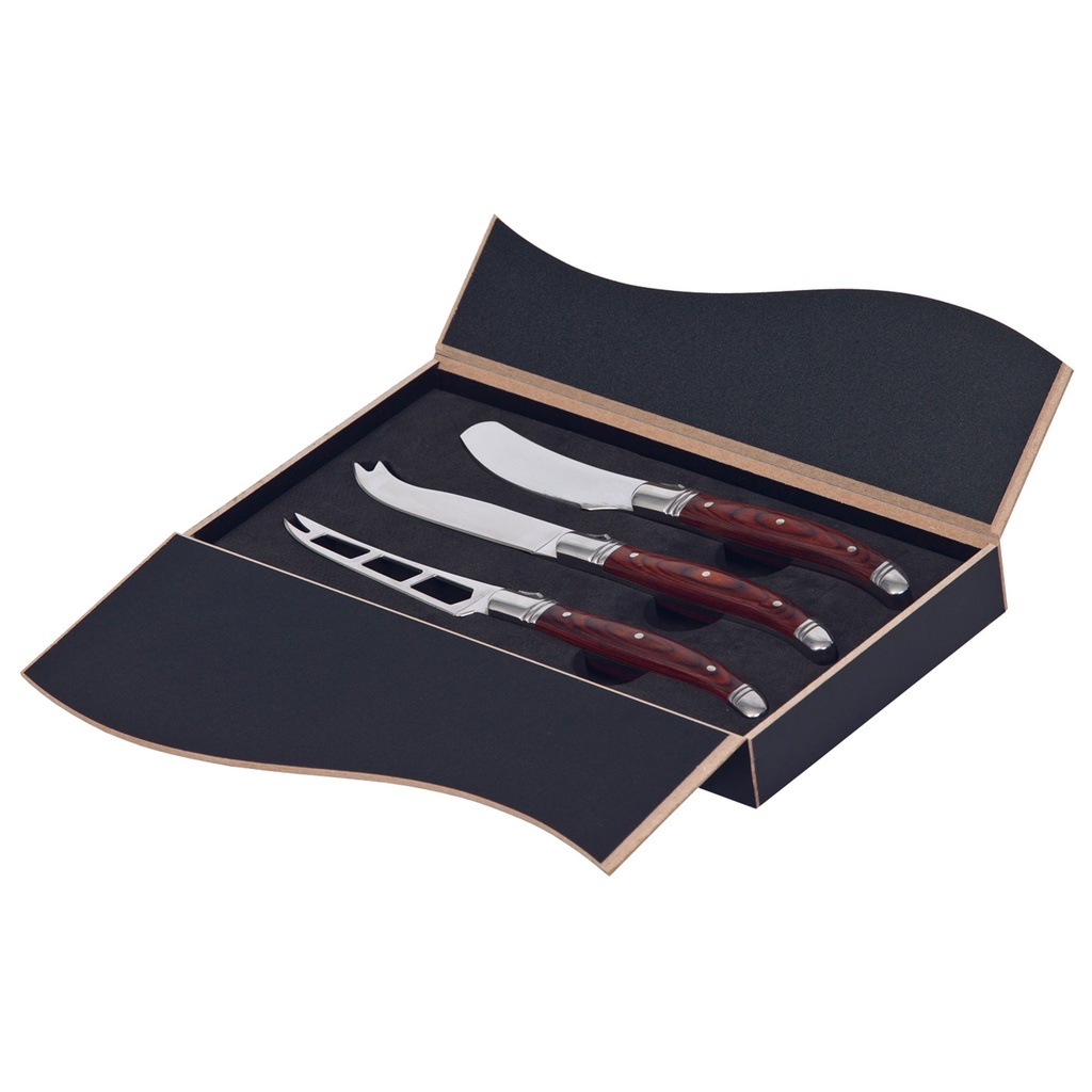 POBCK - Bordeaux Cheese Knife 3 pcs Set