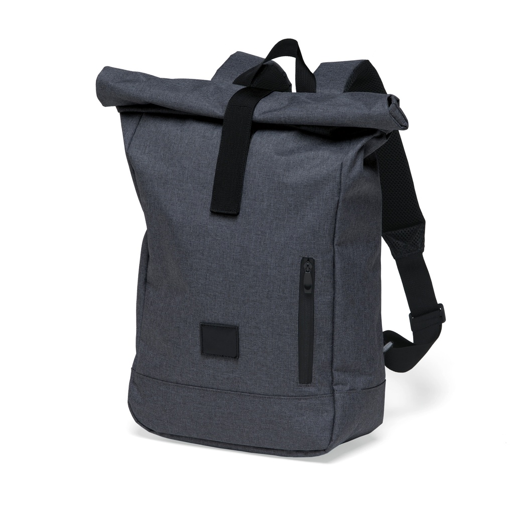 [SIBRTB-GREY MELANGE-STANDARD] SIBRTB - smpli Bounce Roll Top Backpack