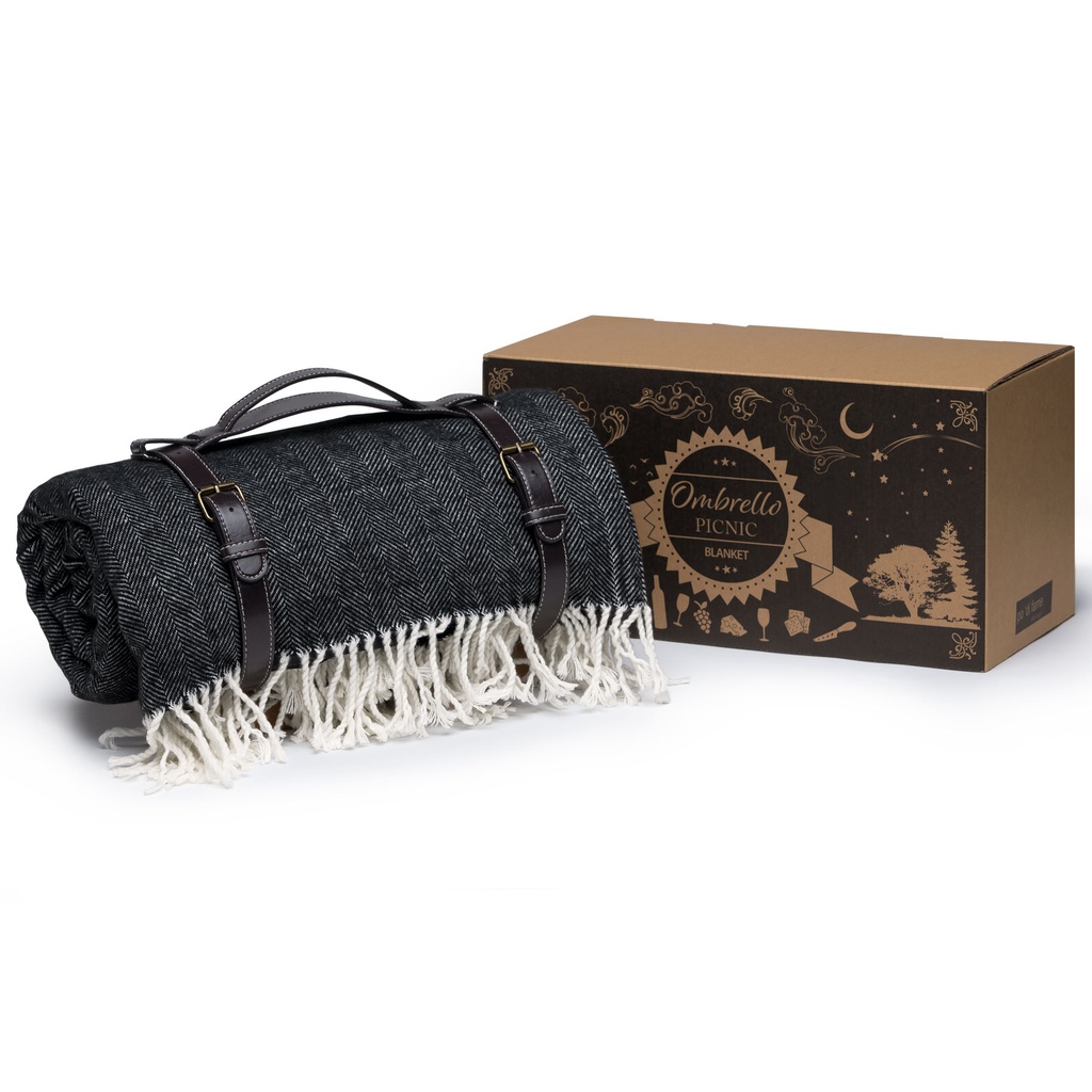 [POOPB-CHARCOAL-STANDARD] POOPB - Ombrello Picnic Blanket
