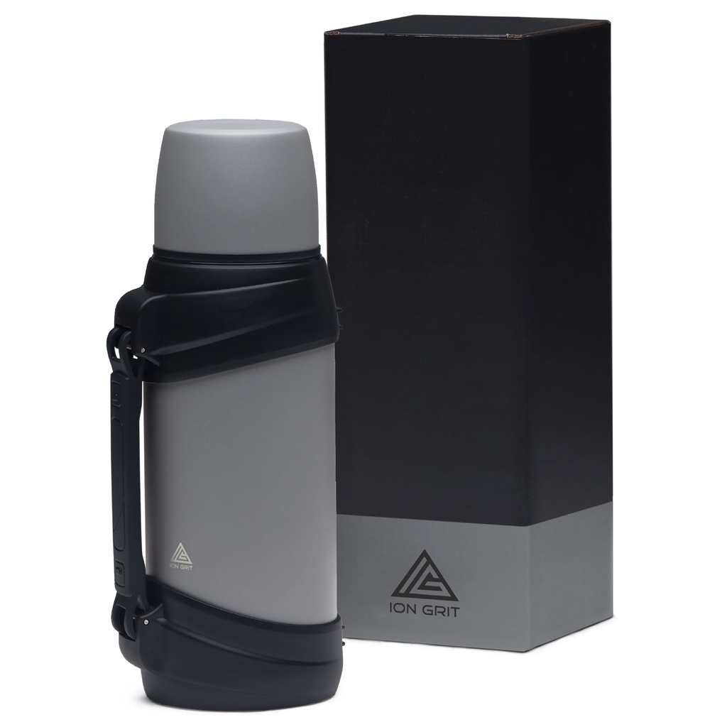 [IGTTF-STEEL GREY/BLACK-STANDARD] IGTTF - ToughTank 2.0L Flask