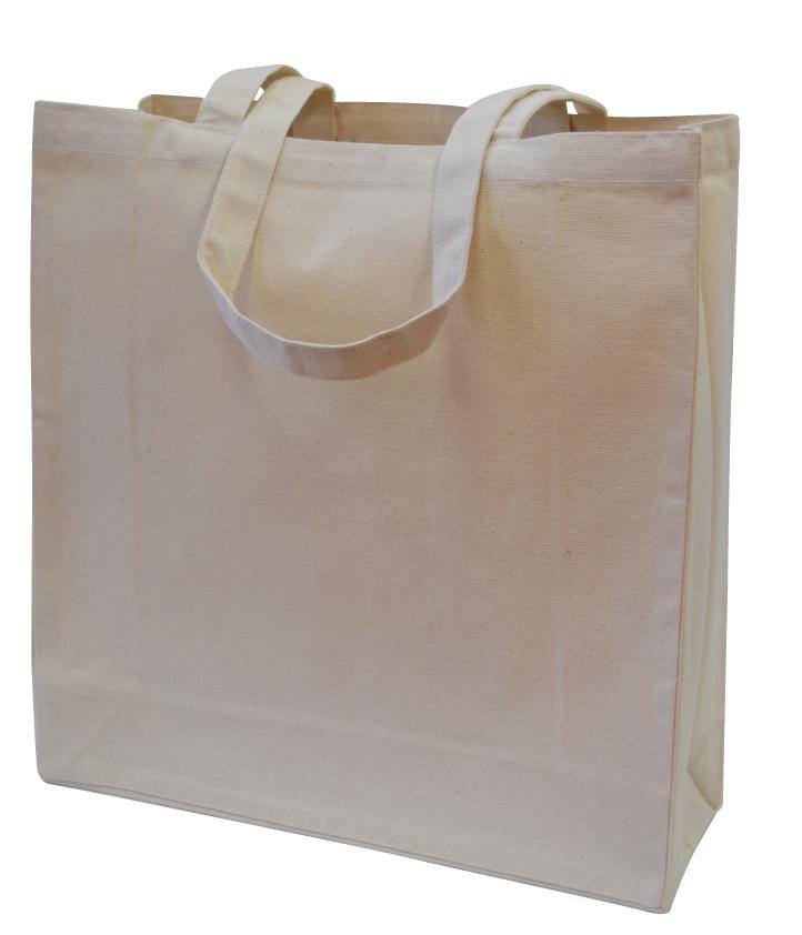 [2002-NL] Heavy Duty Tote with Gusset - 2002 (Natural)