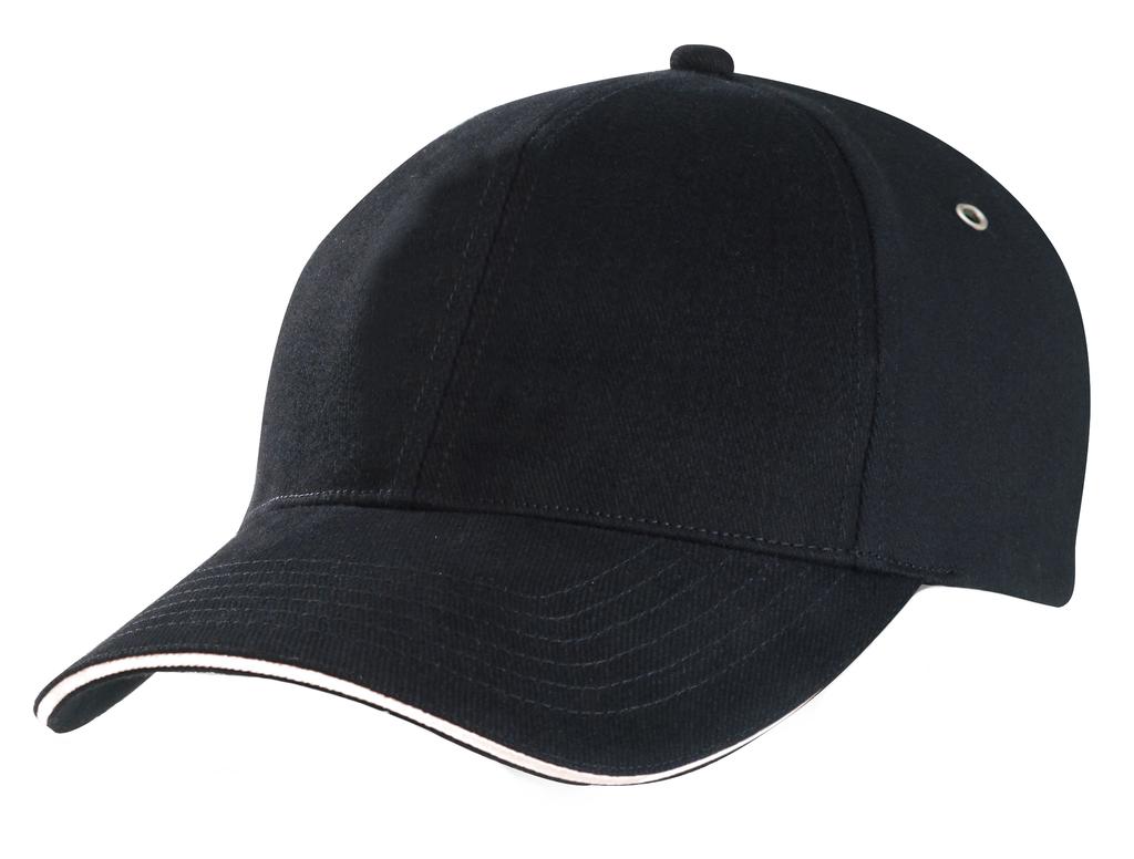 [3831-BL.WH] PET/Sandwich Peak - 3831 (Black,White)