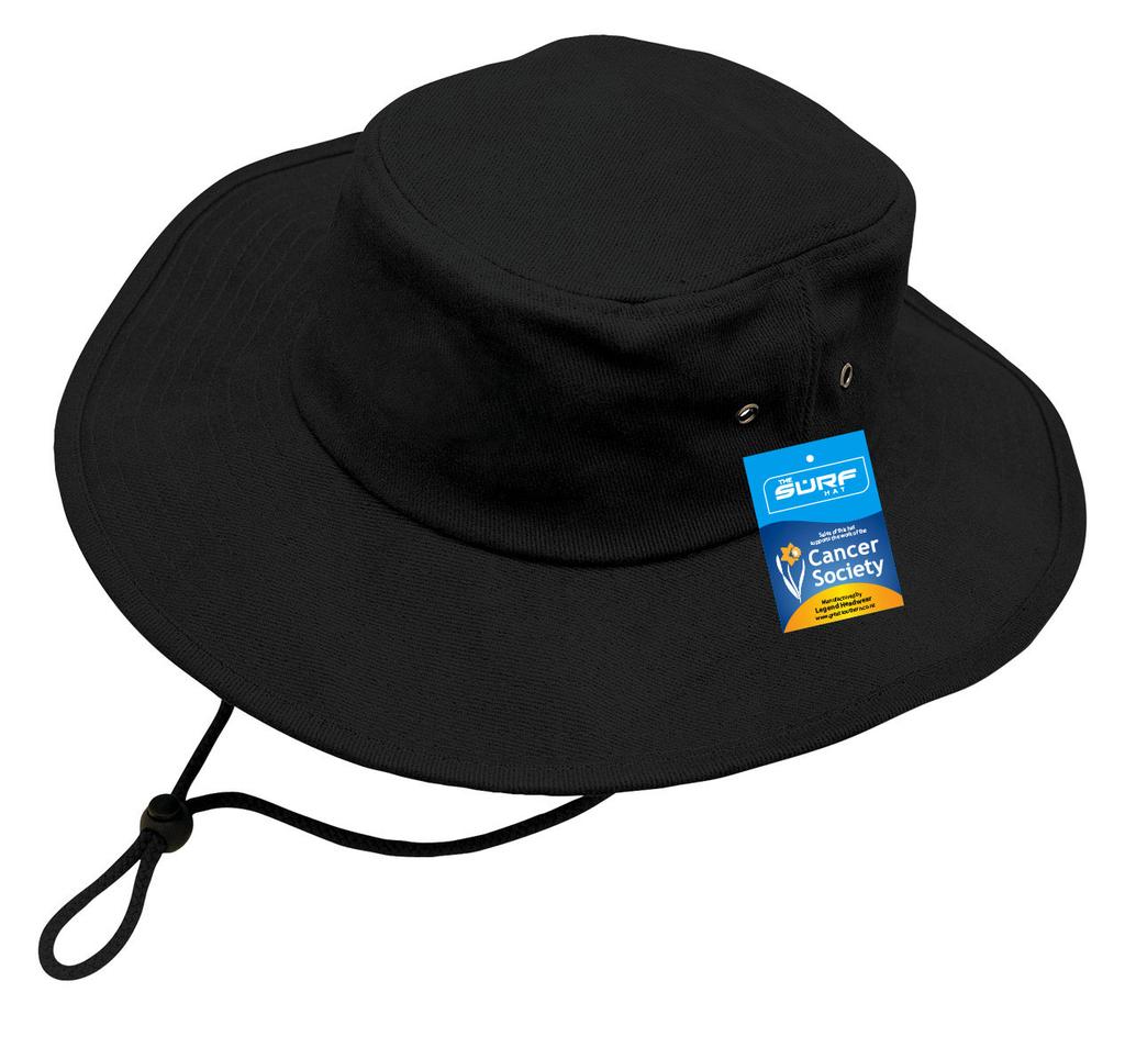 [4287-BL-55] Surf Hat - 4287 (Black)