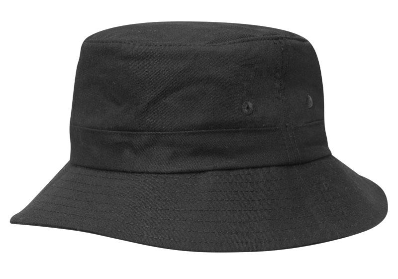 [4363-BL] Kids Bucket Hat w/Toggle - 4363 (Black)