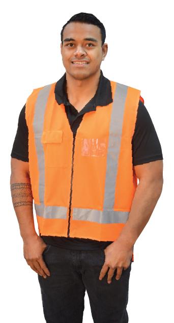 [J536-OR-XS] Hi Viz Safety Vest - J536 (Hi Viz Orange)