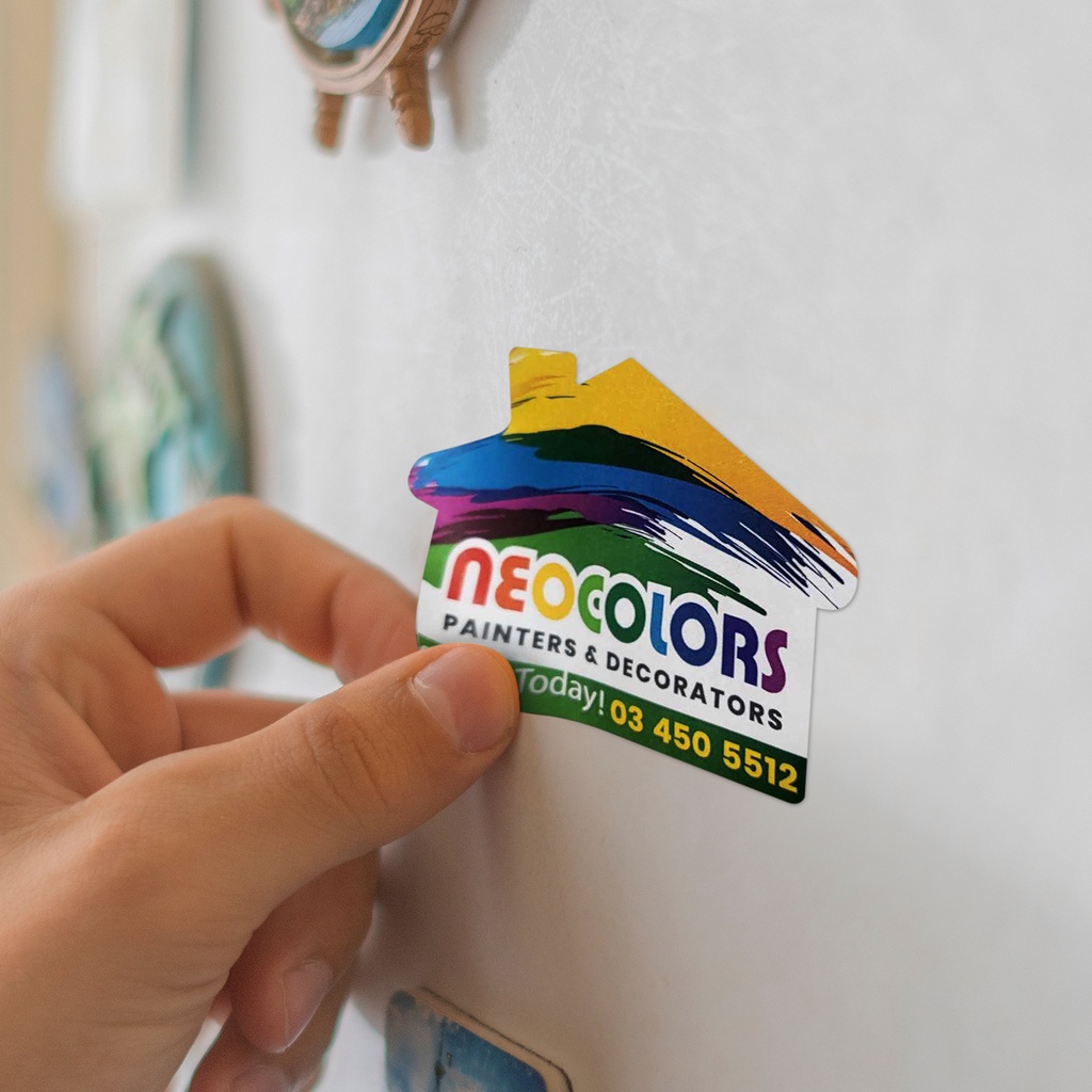 AD Labels 70 x 50mm - House Shaped - 100113