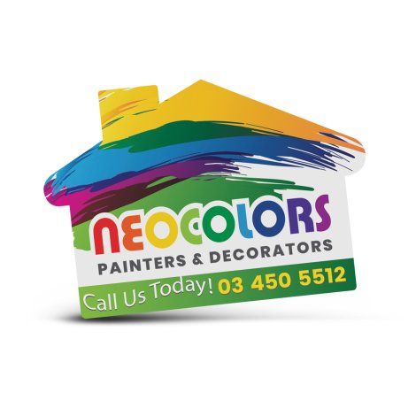 AD Labels 70 x 50mm - House Shaped - 100113