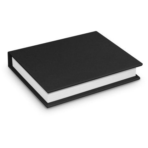 [100932] Hard Cover Notes and Flags - 100926 (Black)