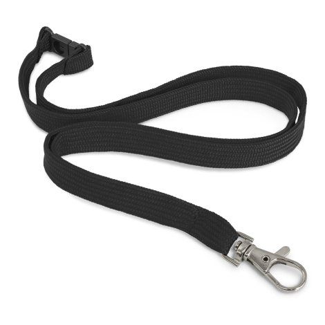 [130578] Custom Printed Lanyard - 12mm - 103799 (Black)