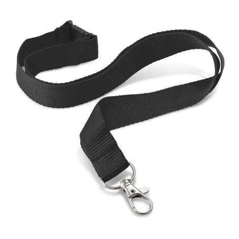 [1038021] Custom Printed Lanyard - 24mm - 103802 (Black)