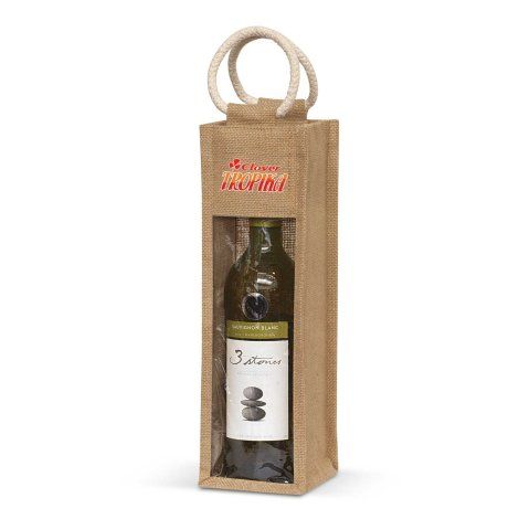 [107993] Serena Jute Wine Carrier - 108039