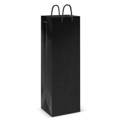 [108449] Laminated Wine Bag - 108515 (Black)