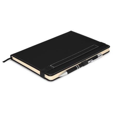 [118235] Premier Notebook with Pen - 110461 (Black)