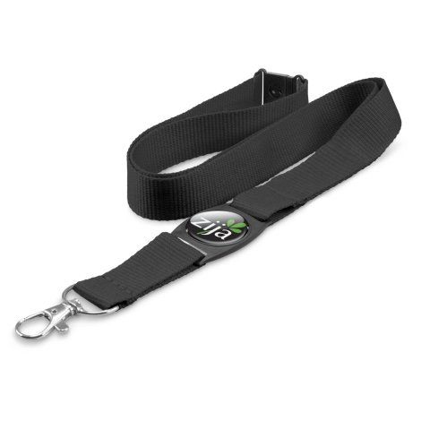 [130354] Crest Lanyard - 110502 (Black)