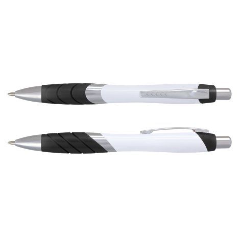 [110967] Borg Pen - White Barrel - 110811 (Black)