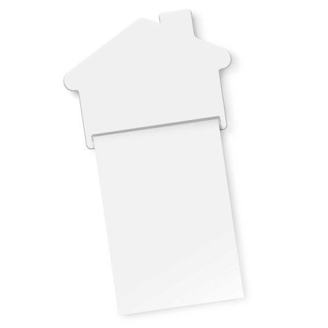 [131635] Magnetic House Memo Pad A7 - Full Colour - 113367