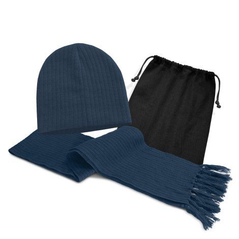 Nebraska Scarf and Beanie Set - 113842