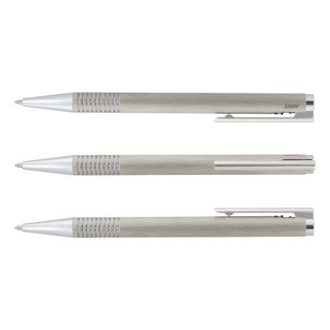 LAMY Logo Pen - Brushed Steel - 113795