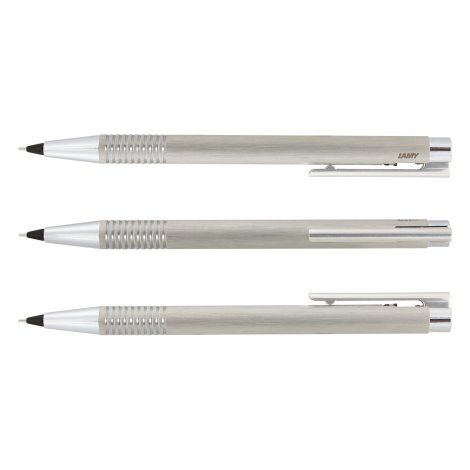 [113796] LAMY Logo Pencil - Brushed Steel - 113796