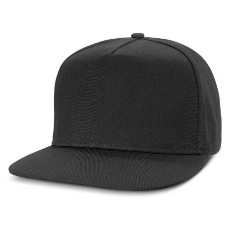[114224] Crusade Flat Peak Cap - 114232 (Black)