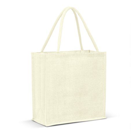 Monza Jute Tote Bag - Colour Match - 115324