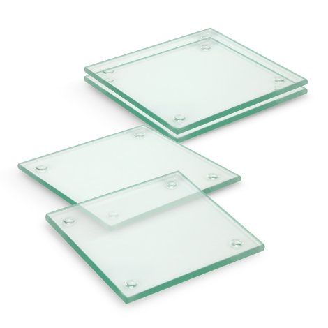 Venice Glass Coaster - Set of 4 - Square - 116395