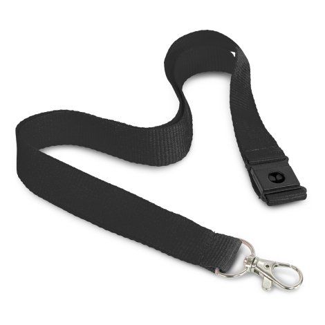 [129748] 3D Logo Lanyard - 116612 (Black)