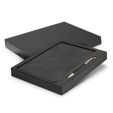 [111293] Demio Notebook and Pen Gift Set - 116690 (Black)