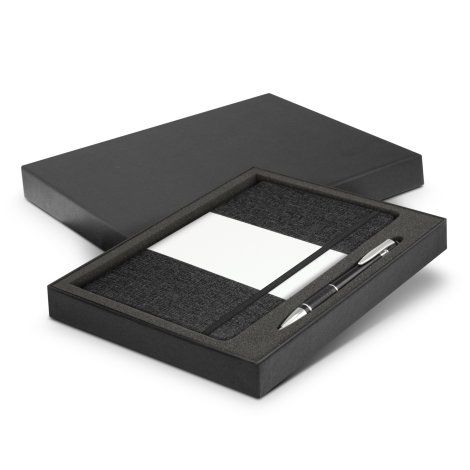 [113595] Alexis Notebook and Pen Gift Set - 116691 (Black)