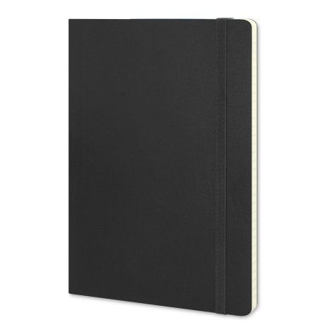 [117175] Moleskine Classic Soft Cover Notebook - Large - 117223 (Black)