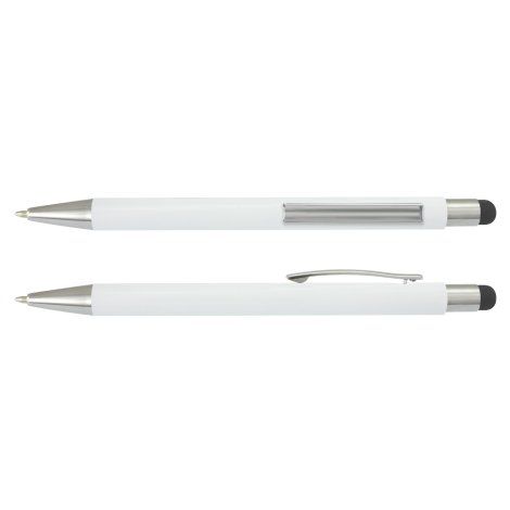 [117119] Lancer Stylus Pen - White Barrel - 117120