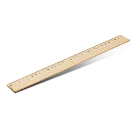 [117335] Wooden 30cm Ruler - 117337
