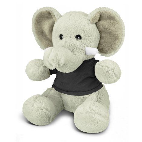[114174] Elephant Plush Toy - 117867 (Black)