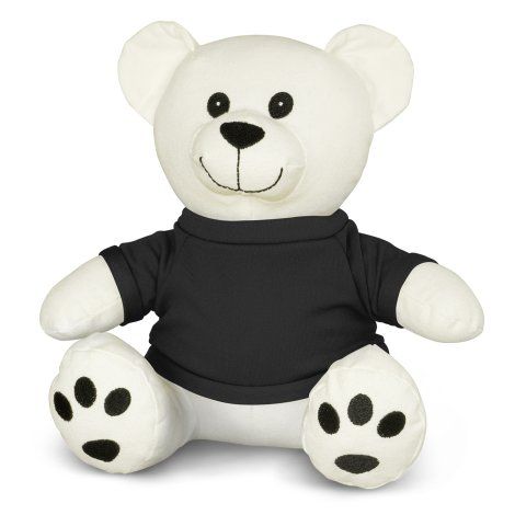 [114174] Cotton Bear Plush Toy - 120193 (Black)